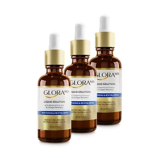 Pack oficial GloraMD de tres frascos
